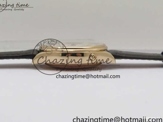 1229 Cellini 50535 Moonphase RG GMF Best Edition White Dial on Brown Leather Strap A Lightweight 2634